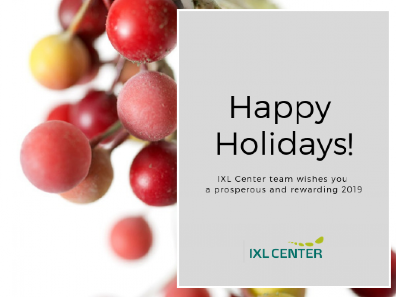 Happy Holidays from IXL Center